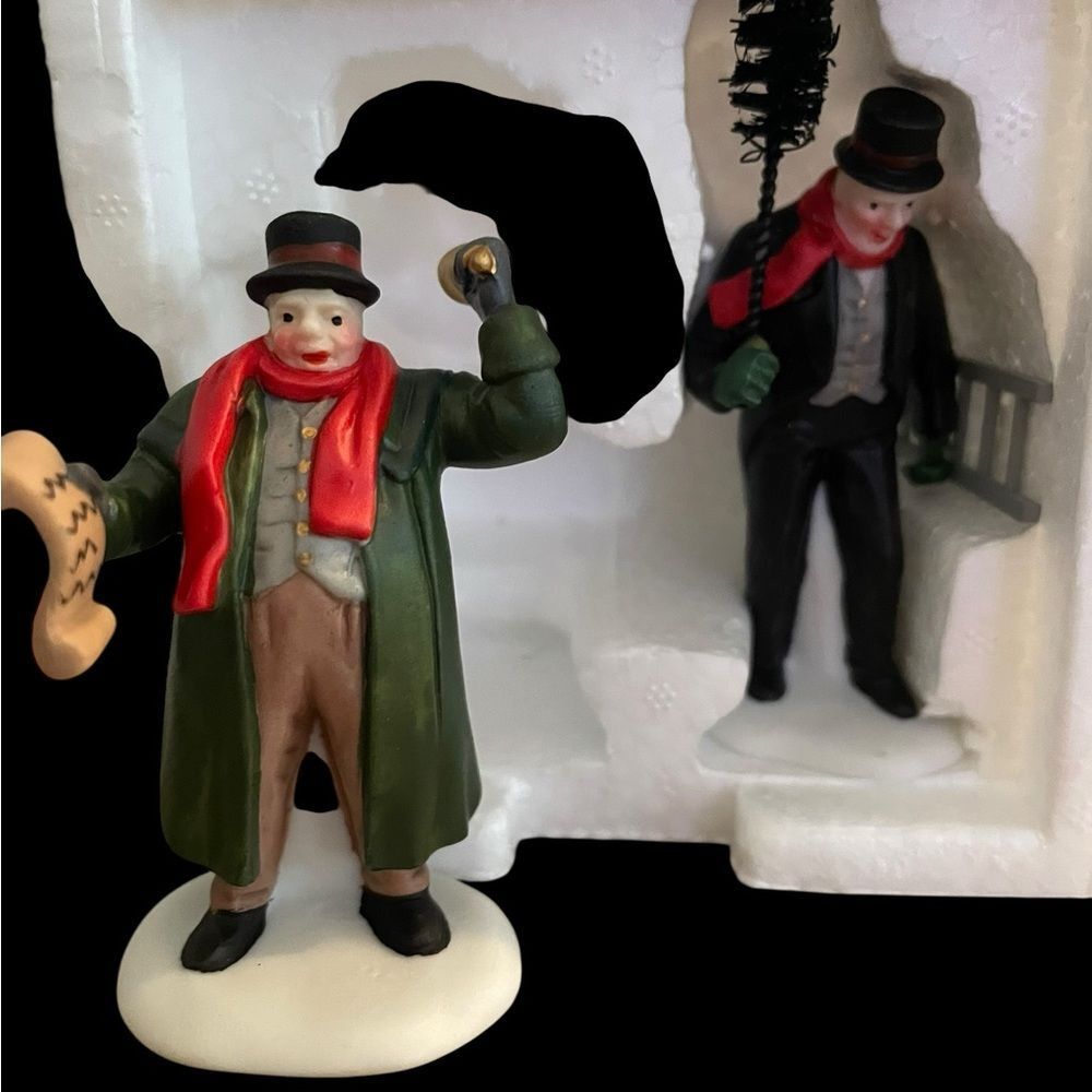 Department 56 Heritage Village Town Crier & Chimney Sweep